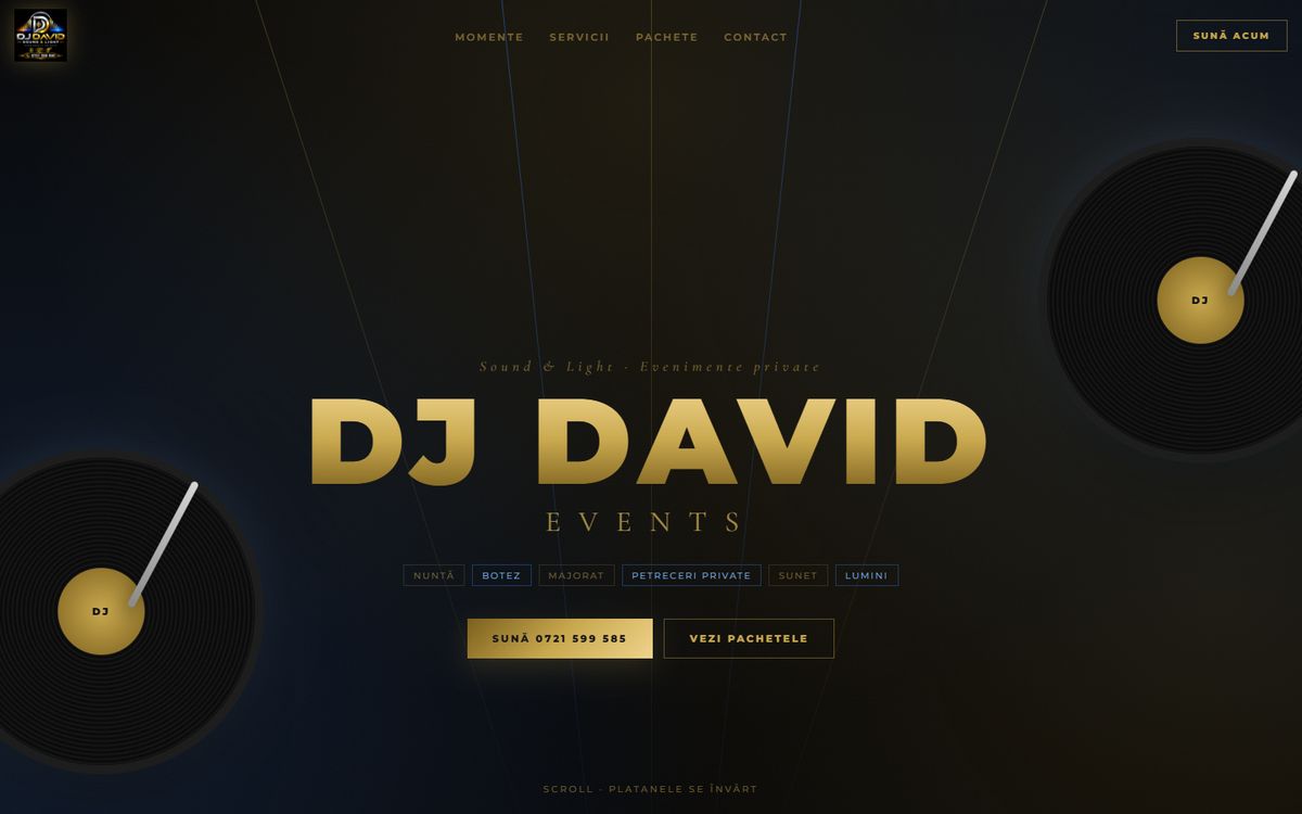 Landing DJ David Events
