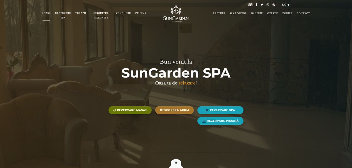 Landing SunGarden Resort SPA